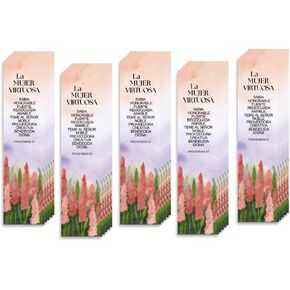 Christian 8’X2’ Bookmark for Women | Gift for Virtuous Woman (Spanish, 25 Pack Proverbs 31)
