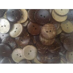 Nesha Brand Coconut Shell Futons و Craft Craft 23 مم (ما يقرب من 1 بوصة)