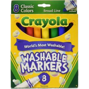 8 ct. Crayola Broad Line Washable Markers