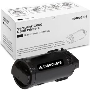 VersaLink C600 C605 Toner Cartridge Black Extra High Capacity Replacement for Xerox 106R03919 Toner Cartridge for VersaLink C605 C600 C600N C600DN Printer Ink 1-Pack