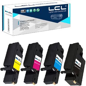 LCL Remanufactured Toner Cartridge Replacement for Xerox Phaser 6022 6020 Workcentre 6027 6025 106R02759 106R02756 106R02757 106R02758 (4-Pack Black Cyan Magenta Yellow)