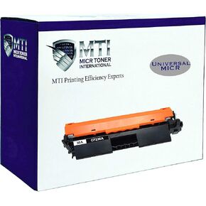 MTI 30A MICR Compatible CF230A Toner Replacement for HP Laser Pro MFP M203dw M227fdw M227fdn M203d M203dn M227sdn | M227 M203 Magnetic Ink Check Printer Cartridge