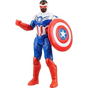 Marvel Epic Hero Series Captain America Action Figure, 4-Inch, Avengers Super Hero Toys, Easter Basket Stuffers for Kids, Ages 4+