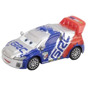 Disney Pixar Cars - 1:55 Scale Diecast Silver Racer Series - Raoul Caroule