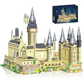 5000+PCS Mini Building Blocks Sets Magic Castle -Micro Mini Blocks Bricks Kit Creative Ideals Tower Model Building Toys for Adults, Collectible Architecture Decoration, Birthday Gifts for Kids