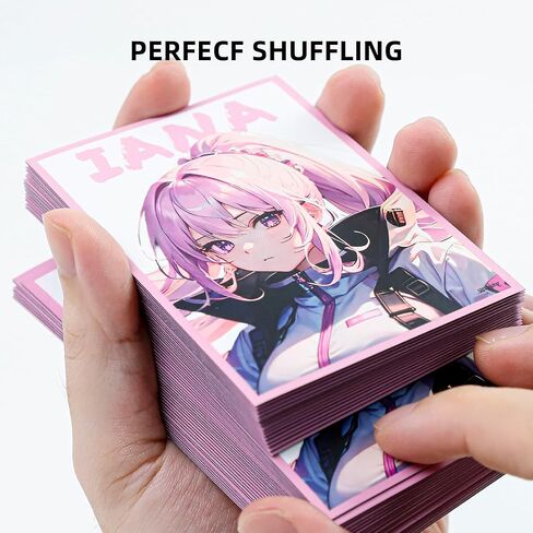 Colorful Dragon Printed Standard Trading Card Sleeves, 64pcs Perfect Fit Standard TCG Cards Protectors Case (Orange) in Kuwait