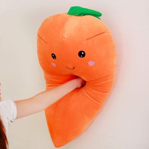 ASkinds Cartoon Carrot Plush Toy Cute Carrot Shape Pillow Stuffed Carrot Toy Soft Carrot Doll for Kids Girls in Kuwait