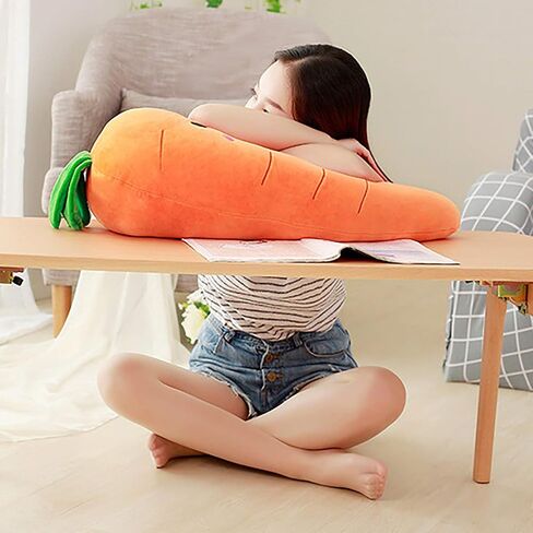 ASkinds Cartoon Carrot Plush Toy Cute Carrot Shape Pillow Stuffed Carrot Toy Soft Carrot Doll for Kids Girls in Kuwait