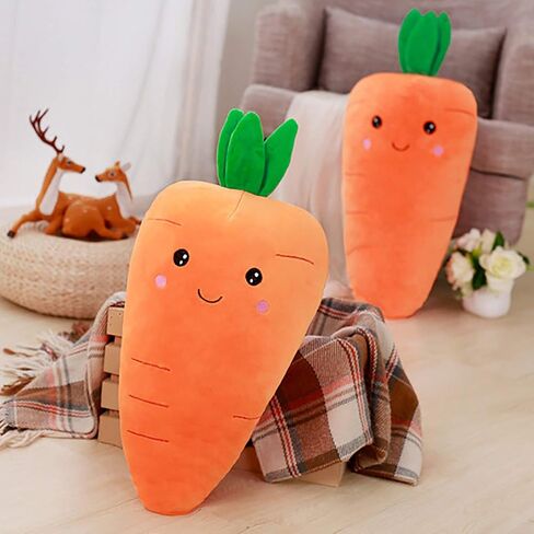 ASkinds Cartoon Carrot Plush Toy Cute Carrot Shape Pillow Stuffed Carrot Toy Soft Carrot Doll for Kids Girls in Kuwait