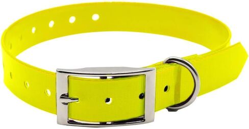 3/4 "طوق الكلب المقاوم للماء ، قابلة للتعديل TPU E-Collar Twillar Band Backle ناديات لحاء ، صدمة ، تدريب ، أطواق استقبال سياج الكلاب الكهربائية للكلاب الصغيرة (من طوق الكلب ، الأصفر) in Saudi Arabia