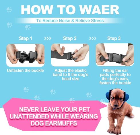 PROHEAR Dog Ear Muffs Hearing Protection for Dogs, NRR 28dB Noise Cancelling Headphones, Easy to Adjust Dog Hearing Protection Earmuffs for Thunder, Hunting, Tourism, Cars, Racing, Small, Black in Saudi Arabia
