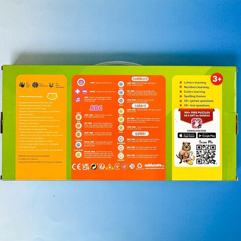 QUOKKA Educational Toys for Kids 5-7 Year Old - Vertical ABC Learning Wall Chart for Toddlers Age 3 4 6+ - Interactive Speech Therapy Poster Boy Girl - Autism Puzzle Game 8-10-12 in Saudi Arabia