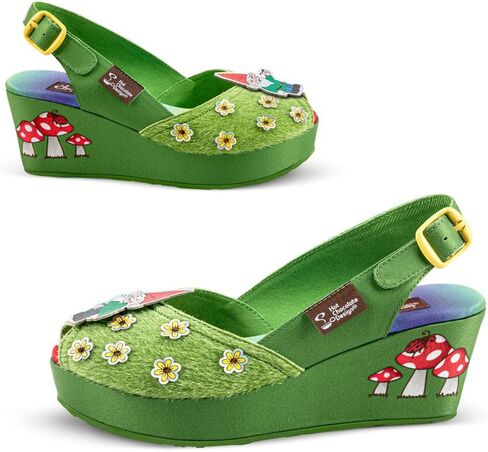 Hot Chocolate Design Chocolaticas Necroflora Women's Sandals Multicoloured HCD 39 in Saudi Arabia