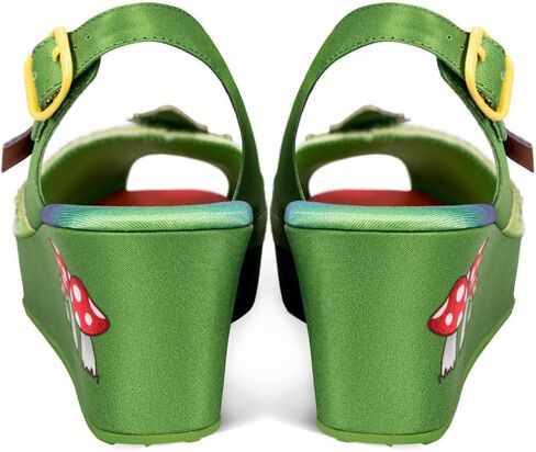 Hot Chocolate Design Chocolaticas Necroflora Women's Sandals Multicoloured HCD 39 in Saudi Arabia