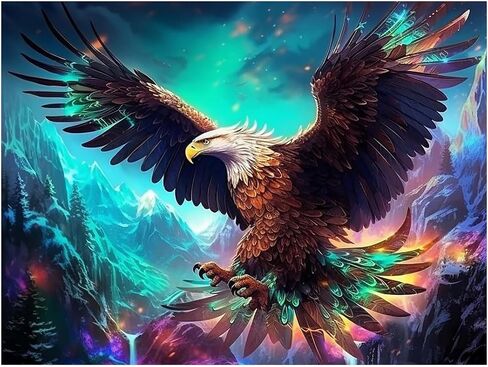 Keuasdv Diamond Painting Kits للبالغين ، Owl 5D DIY مجموعات فن الماس الكامل دربات الماس لزخارف جدار الهدية والاسترخاء GEM Arts 12x16 inch in Saudi Arabia