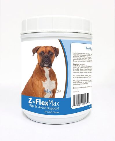 Healthy Breeds Doberman Pinscher Z-Flex Max Hip and Joint Soft Chews 170 Count in Kuwait