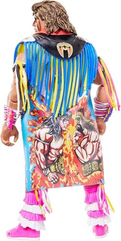 Mattel WWE Ultimate Edition Action Figure & Accessories Set, Warrior 6-inch Collectible with 30 Articulation Points, Swappable Pieces & Entrance Gear in Kuwait