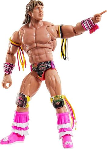 Mattel WWE Ultimate Edition Action Figure & Accessories Set, Warrior 6-inch Collectible with 30 Articulation Points, Swappable Pieces & Entrance Gear in Kuwait