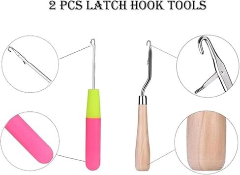 مجموعات خطاف Puzamen Latch للأطفال المبتدئين في البالغين ، مجموعة خطاف مزلاج صغيرة للفتيات والفتيان in Kuwait