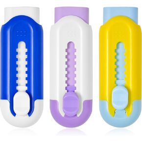 Retractable Eraser, Pack of 3, Pencil Eraser for Pencils,Assorted Color