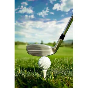 MaiYiYi Golf Diamond Painting by Numbers 5D Full Round Diamond Painting Play Golf Diamond Painting Cross Stitch Kit Golf Competition Diamond Painting Set for Adult Home Wall Art Decor (30X40 CM)
