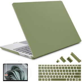 for 15" Microsoft Surface Laptop 3/4/5 with Metal Palm Rest ONLY Model: 1872 1873 1953 1979 (2019-2022), Plastic Hard Shell Case with Keyboard Cover & Screen Protector, Matte Black