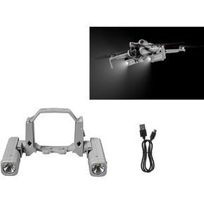 LICHIFIT Mini4 Pro Drone Searchlight Night Light for DJI Mini 4 Pro Rechargeable Dual Light 360° Rotation Multiple Modes Night Flight Light