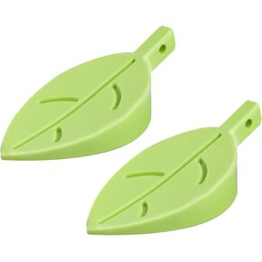 Door Stoppers Leaves 2 Pcs - Rubber Door Stoppers for Bottom of Door - Indoor Door Stopper, Three-Level - Protector Door Wedge, Hanging