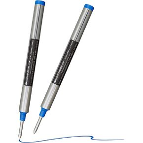 Monteverde Rollerball Refills to Fit Montblanc Rollerball LeGrand, Medium Point, Black Ink, 2-Pack Blister, Premium Writing Performance