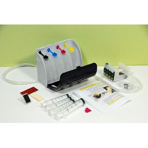 INKXPRO Remanufactured Empty Ink System CISS Kit for T252XL Fit for Workforce WF-7720 WF-7710 WF-7210 WF-7620 WF-7610 WF-7110 WF-3640 WF-3620 Printer for Sublimation or Regular Printing.