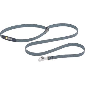 Ruffwear, Flag line Dog Leash, Lightweight Lead with Hands-Free, Waist-Worn Option, Basalt Gray