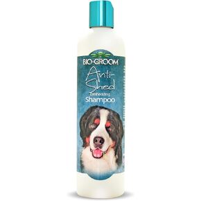 Bio-Groom Anti-Shed Deshedding Dog Shampoo - Odor Eliminating, Anti-Shedding, Dog Bathing Supplies, Puppy Wash, Cat & Dog Grooming Supplies, Cruelty-Free, Made in USA, Dog Products - 12 fl oz 1-Pack