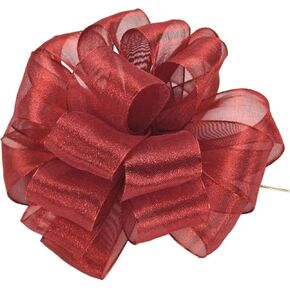 Offray Wired Edge Firefly Metallic Craft Ribbon ، عرضه 5/8 بوصة بمقدار 15 ياردة ، نحاس