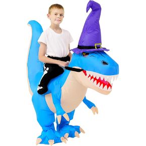 Max Fun Dinosaur Costume Kids Disterable DinoSaur Assume Halloween Assume for Boys Girls Funny Up up for Halloween Party Cosplay