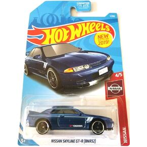 Hot Wheels 2019 Nissan Series Nissan Skyline GT-R (BNR32) 1/250, Blue