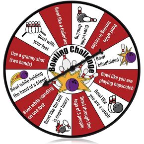 HyDren Bowling Challenge Game Spinner for Mini Party Favors Bowling Birthday Party Favors Birthday Party Supplies for Boys Girls