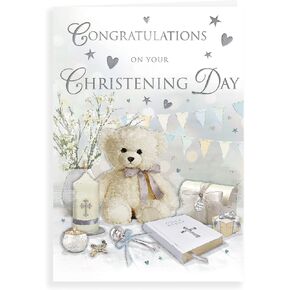 Regal Publishing Traditional Christening Card Christening - 9 x 6 inches -