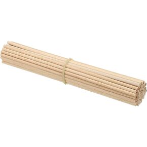 PATIKIL 5/32 x 8 Inch Dowel Rods Wood Sticks, 50 Pcs Unfinished Wooden Dowel Rods Round Dowels Hardwood Sticks for DIY Crafts and Home Decor