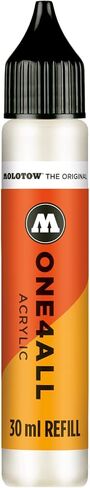 Molotow One4All إعادة ملء الأكريليك 229 Natural White 30 M حبر إعادة الملء للعلامات الدائمة in Kuwait