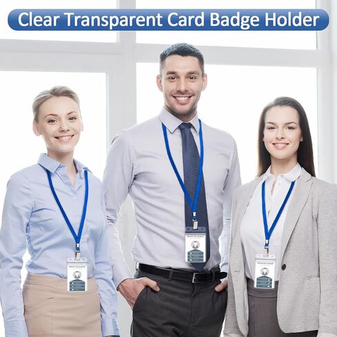 Beieverluck 200 Pack Badge Lanyards Bulk Lanyard with Bulldog Clip Neck Cruise Flat Lanyard for ID Card Badge Holders in Saudi Arabia