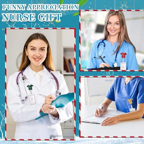Qilery 100 PCS ممرضة شارة شارة قابلة للسحب ممرضة شارة الحامل in Kuwait