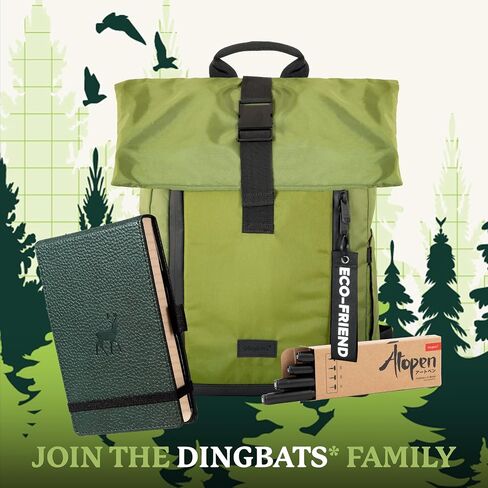 Dingbats* - Wildlife Lined Reporter A6 Notebook - PU Leather Hardcover Pocket Journal for Work, Travel - Pocket, Elastic Closure, Pen Holder, Bookmark in Saudi Arabia