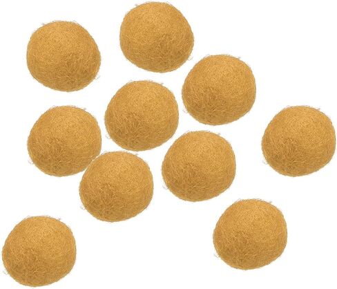 PATIKIL Wool Felt Balls Beads Wool Felting Pom 2cm 20mm White for Home Crafts Handcrafts Project DIY Pack of 10 in Saudi Arabia