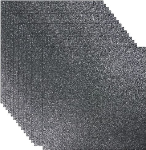 ورق بطاقات لامع أسود، 15 ورقة مقاس 30.48 سم × 30.48 سم 300 جرامًا للمتر المربع/110 رطل، ورق بطاقات ملون مربع للحرف اليدوية والمشروعات اليدوية وصنع البطاقات لتزيين حفلات أعياد الميلاد UAP21BK15 in Kuwait