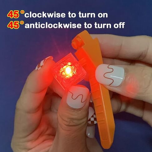 Lights Bricks, 10PCS 2x2 Classic Light Up Bricks Accessories Kits, Transparent LED Accessories Pack, Parts Pieces Building Blocks Set Toys in Saudi Arabia