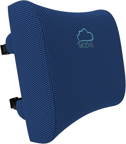 MODVEL Lumbar Support Pillow for Office Desk Chair - Memory Foam Back Cushion (MV-101) in Saudi Arabia