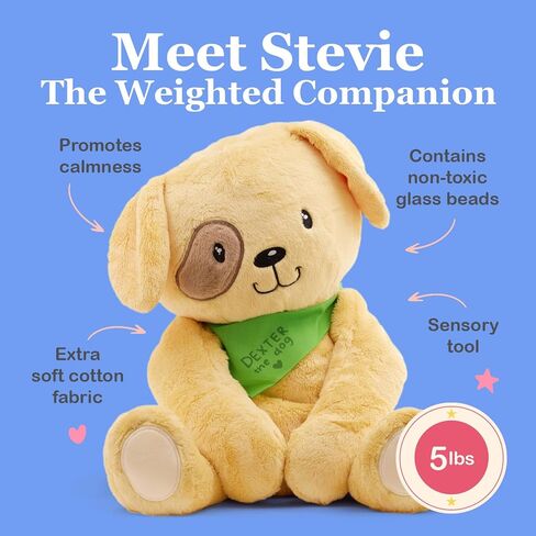 Lilly's Love Weighted Stuffed Animal, 5lb | Sensory Weighted Plush for Kids and Adults | Machine Washable Plushies w/Removable Inner | Calming Weighted Stuffed Animals for Anxiety, Clyde The Capybara in Kuwait