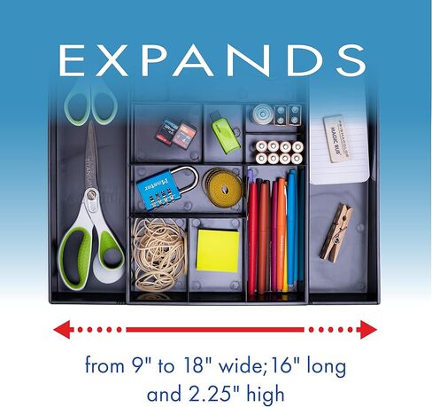 Dial Industries Expandable Office Drawer Desk Organizer Storage Tray in Kuwait