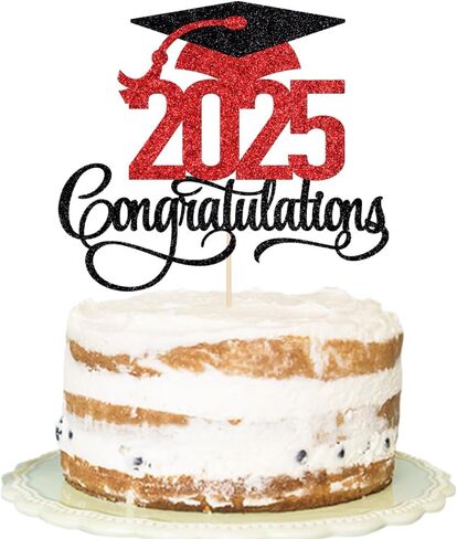 Case Closed Cake Topper - Congrats Lawyer Cake Decor - Law School/College Graduation Black Gold Glitter Party Decorations Supplies in Saudi Arabia