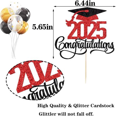 Case Closed Cake Topper - Congrats Lawyer Cake Decor - Law School/College Graduation Black Gold Glitter Party Decorations Supplies in Saudi Arabia